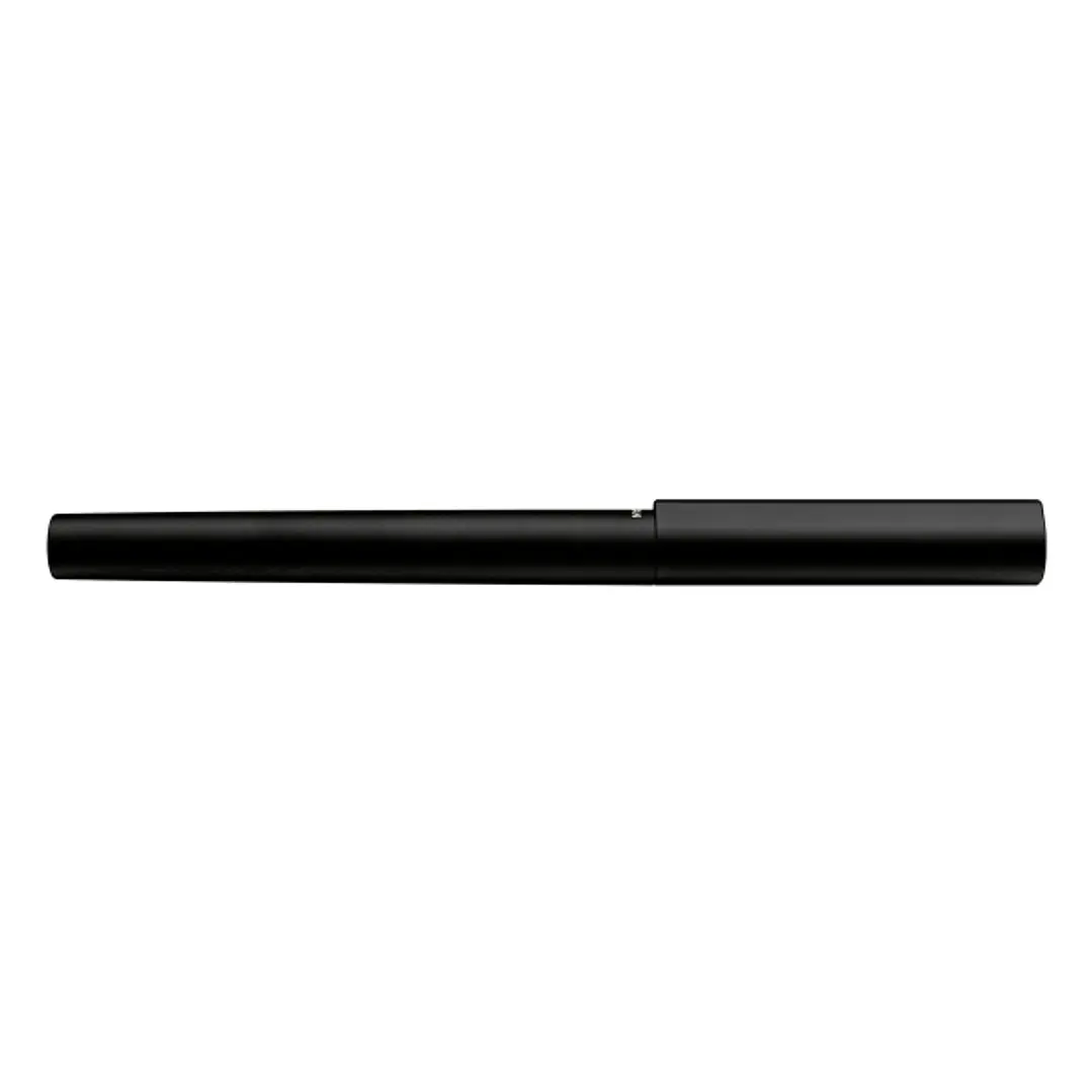 Pelikan Ineo Pluma Estilografica - Punta M - Caja Metalica - Aluminio Anodizado Satinado - Forma de Gota Antivuelco - Incluye Recambio - Color Negro 1