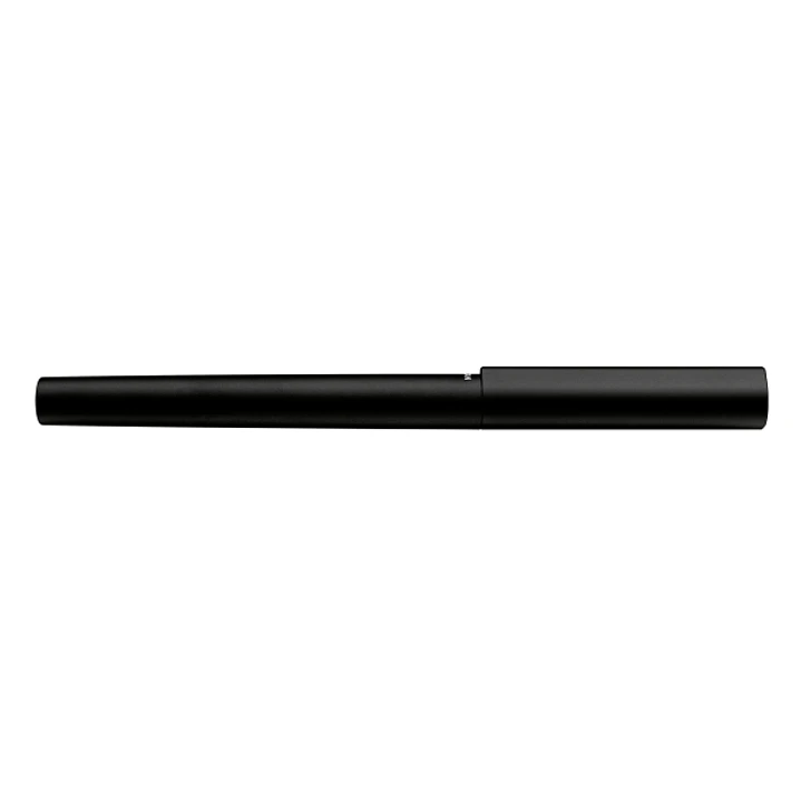 Pelikan Ineo Pluma Estilografica - Punta M - Caja Metalica - Aluminio Anodizado Satinado - Forma de Gota Antivuelco - Incluye Recambio - Color Negro 1