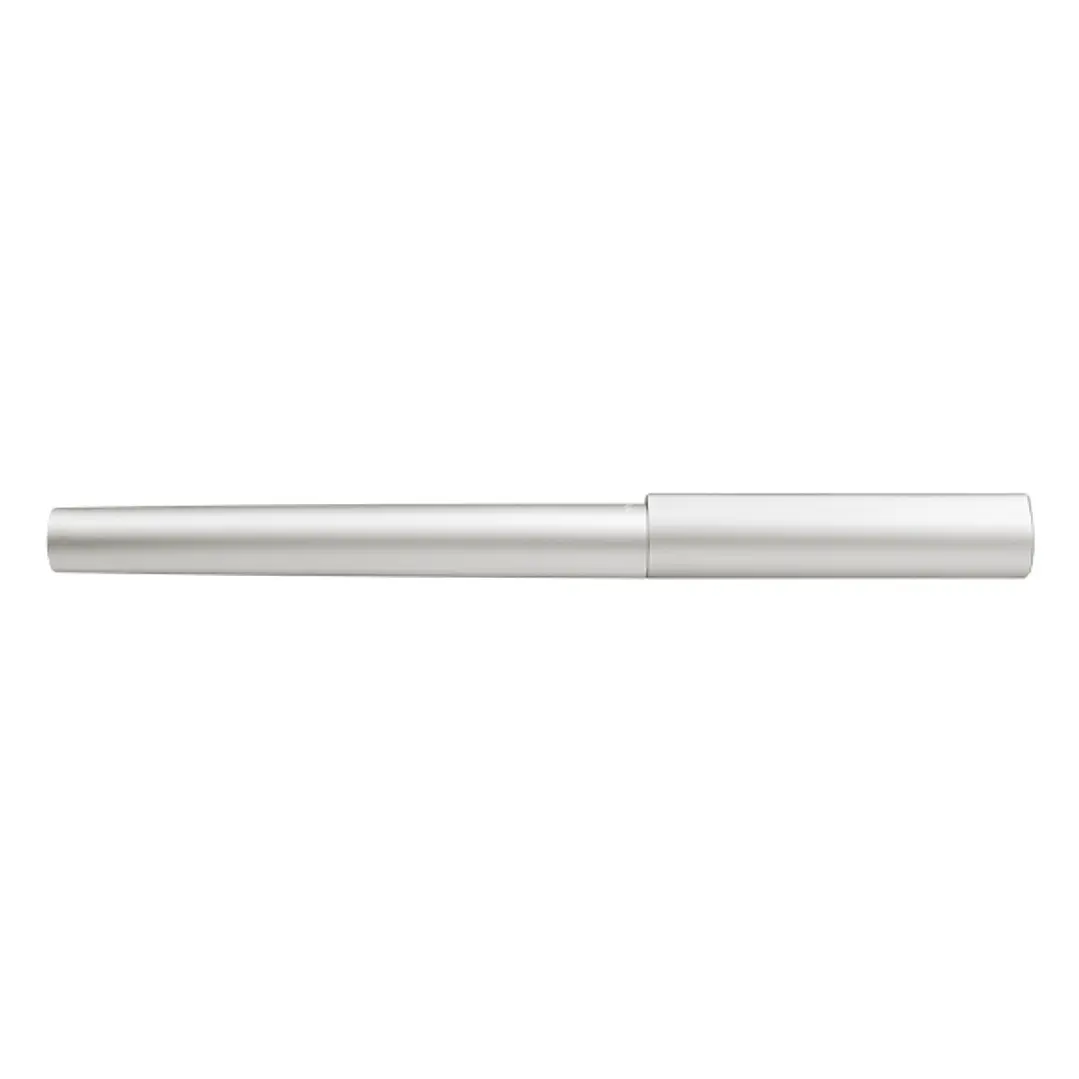 Pelikan Ineo Pluma Estilografica - Punta M - Caja Metalica - Aluminio Anodizado Satinado - Forma de Gota Antivuelco - Incluye Recambio - Color Brisa 1