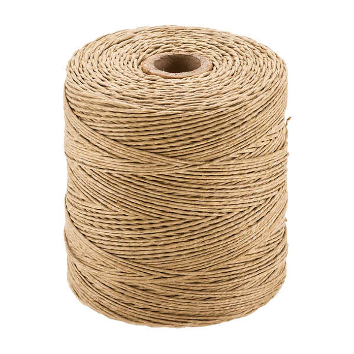 Dohe Bobina de Cuerda para Paqueteria - 300 Metros de Lino Natural - 4 Cabos y 400g - Especial Paqueteria 1