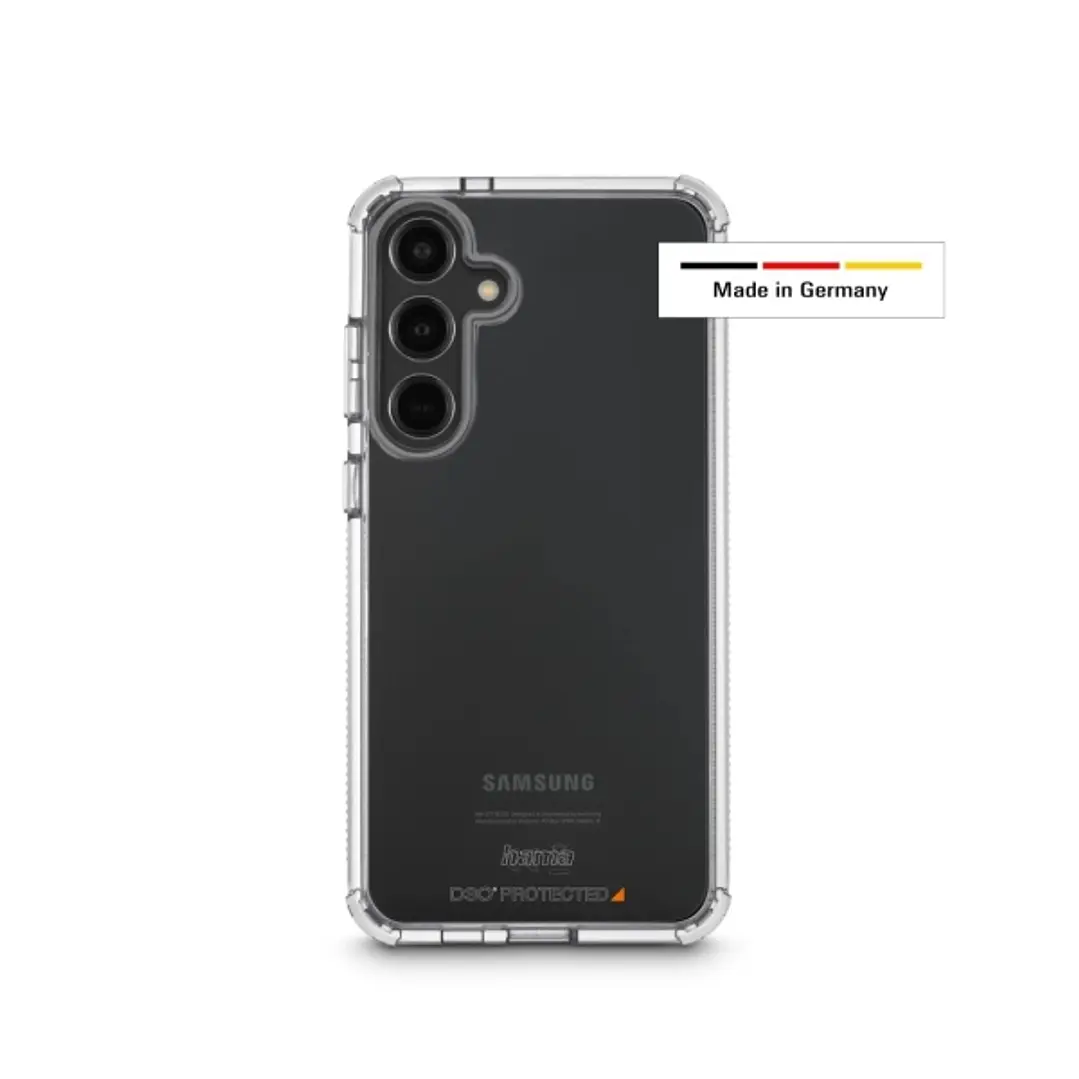 Hama Extreme Protect Funda para Samsung Galaxy S24 - Antideslizante - Policarbonato - Proteccion D3O - Bordes Elevados - Color Transparente 1