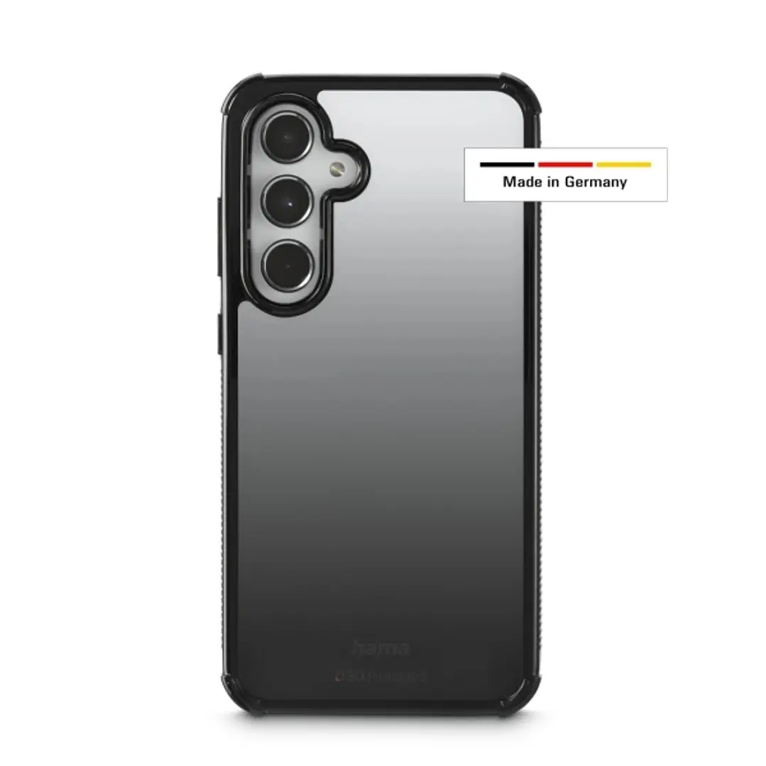 Hama Extreme Protect Funda para Samsung Galaxy S24 - Antideslizante - Policarbonato - Proteccion D3O - Bordes Elevados - Color Negro 1