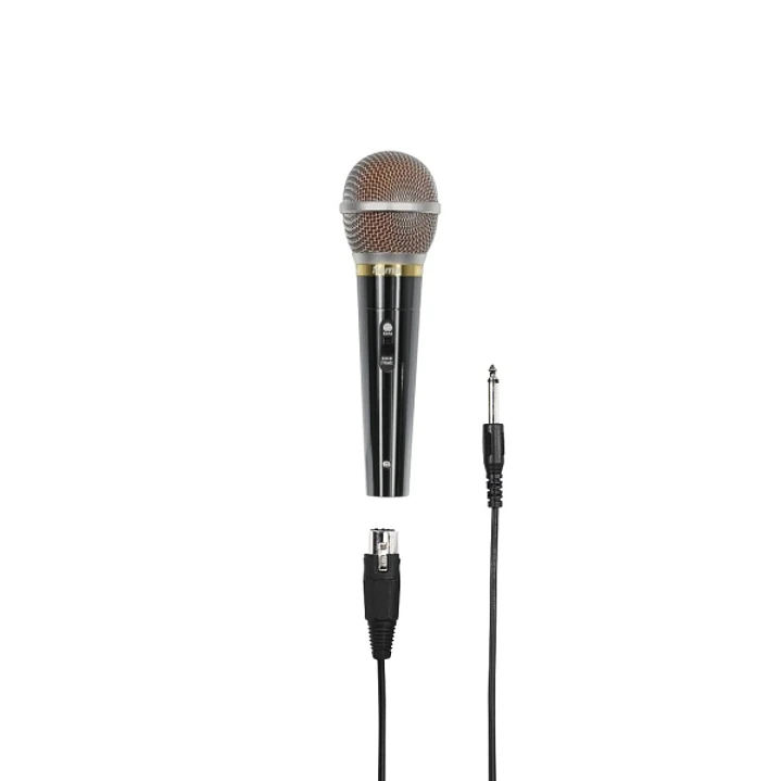 Hama Dm60 Microfono Dinamico - Cable 3m - 100Hz - xlr Hembra - Cardioide - 600 Ohm - 180x54x54mm - Color Plata 1