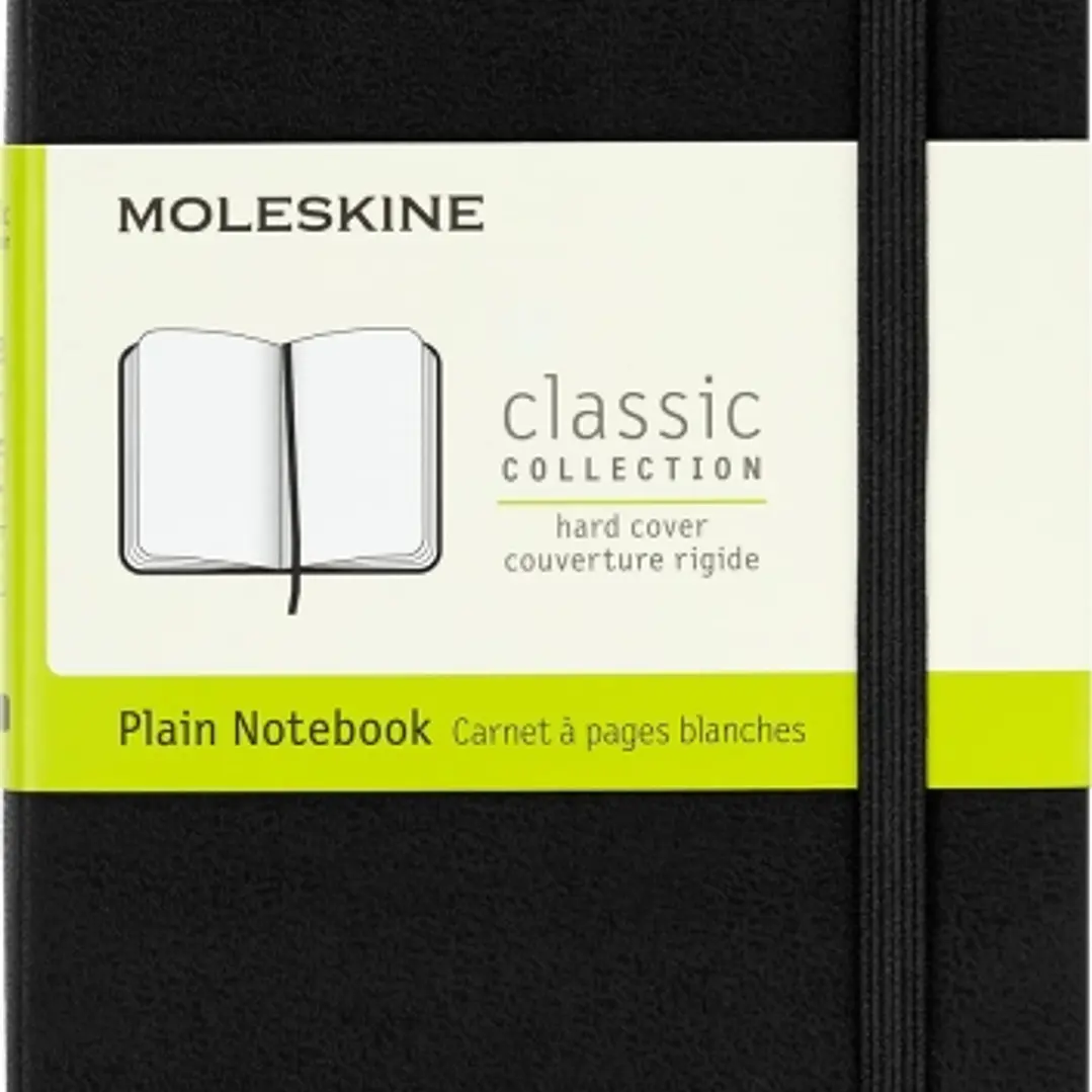 Moleskine Classic Libreta de Tapa Dura - Papel Marfil Liso - 70g/m2 - Apertura 180º - Esquinas Redondeadas - Marcapaginas - Bolsillo Interior Extensib 1