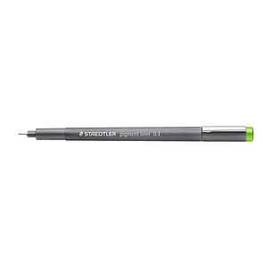 Staedtler Pigment Liner 308 Rotulador Calibrado - Trazo 0.3mm - Secado Rapido - Color Verde Claro