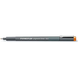 Staedtler Pigment Liner 308 Rotulador Calibrado - Trazo 0.3mm - Secado Rapido - Color Naranja