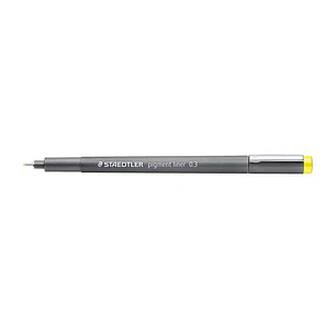 Staedtler Pigment Liner 308 Rotulador Calibrado - Trazo 0.3mm - Secado Rapido - Color Amarillo