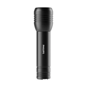 Philips Linterna LED - Funcion Powerbank - IPX4 - 200 Lumenes - Recargable - Color Negro