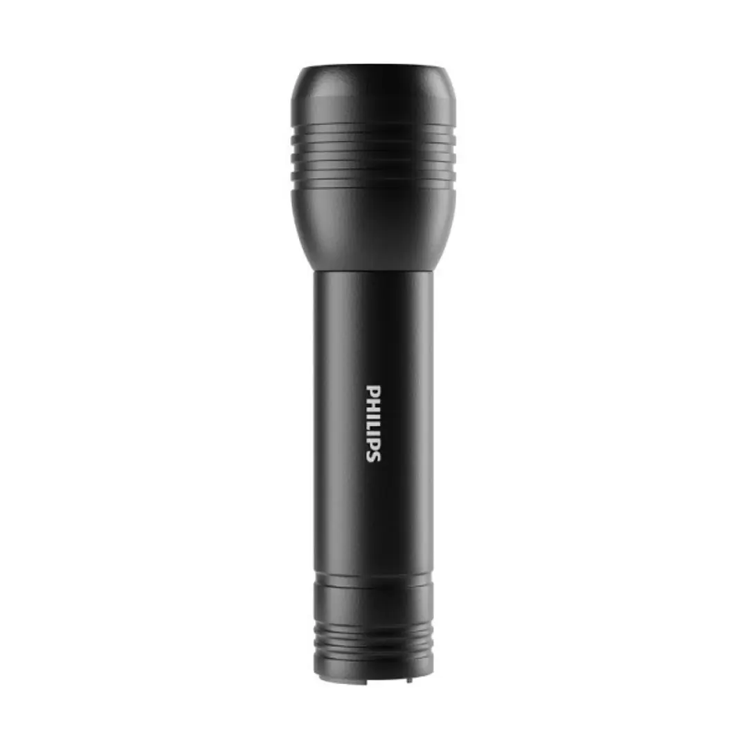 Philips Linterna LED - Funcion Powerbank - IPX4 - 200 Lumenes - Recargable - Color Negro 1