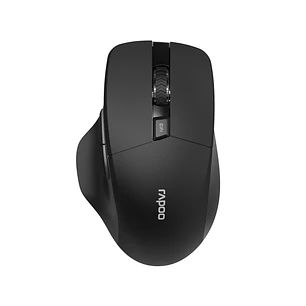 Rapoo M610 Raton Inalambrico - Bluetooh y 2.4GHz - 1600 DPI - Bateria Recargable Ecologica - Color Negro