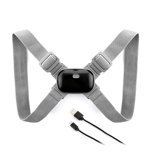 Innovagoods Viback Entrenador de Postura Inteligente - Bateria 400mAh - Aviso por Vibracion - Pantalla LCD - Recargable - Unisex - Talla Unica - Color