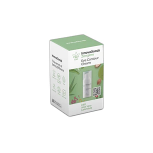Innovagoods Zenglow Contorno de Ojos con CBD - Contenido 15ml - Vegano - Uso Diario - Dermatologicamente Probado - No Testado en Animales