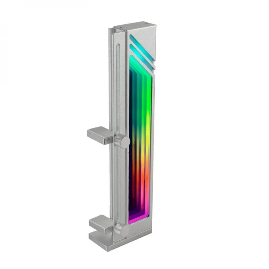 Mars Gaming MCA-GCB Soporte Tarjeta Grafica ARGB - Iluminacion ARGB Infinity Mirror - Base Magnetica Antideslizante - Compatibilidad Universal - Color 1