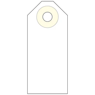 Apli Etiquetas con Arandela 60 x 26mm 1.000 U.