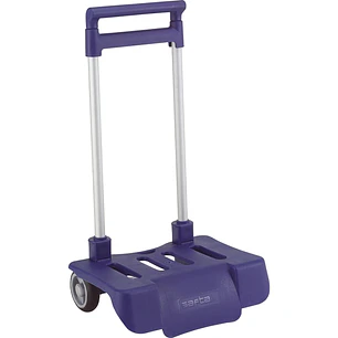 Safta Carro Portamochilas - Ruedas Antivibracion - Plegable y Compacto - Sistema Antivuelco - Material Resistente - Modelo Patentado - 32x16x44cm - Co