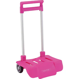 Safta Carro Portamochilas - Ruedas Antivibracion - Plegable y Compacto - Sistema Antivuelco - Material Resistente - Modelo Patentado - 32x16x44cm - Co
