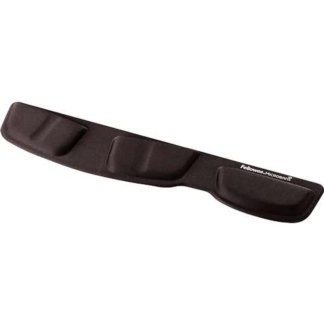 Fellowes Reposamuñecas para Teclado de Espuma - Diseñado para Evitar Dolores de Muñeca - Color Negro 1