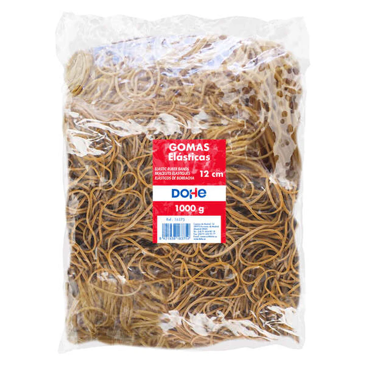 Dohe Gomas de Latex - 12cm - Gran Resistencia y Elasticidad - Bolsa de 1 Kg 1