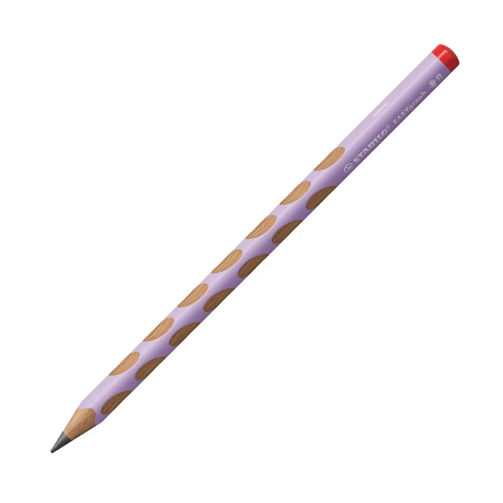 Stabilo Easygraph Pastel Lapiz de Grafito - Mina HB de 3.15mm - Diseño Ergonomico - Uso Diestro - Color Lila Pastel 1