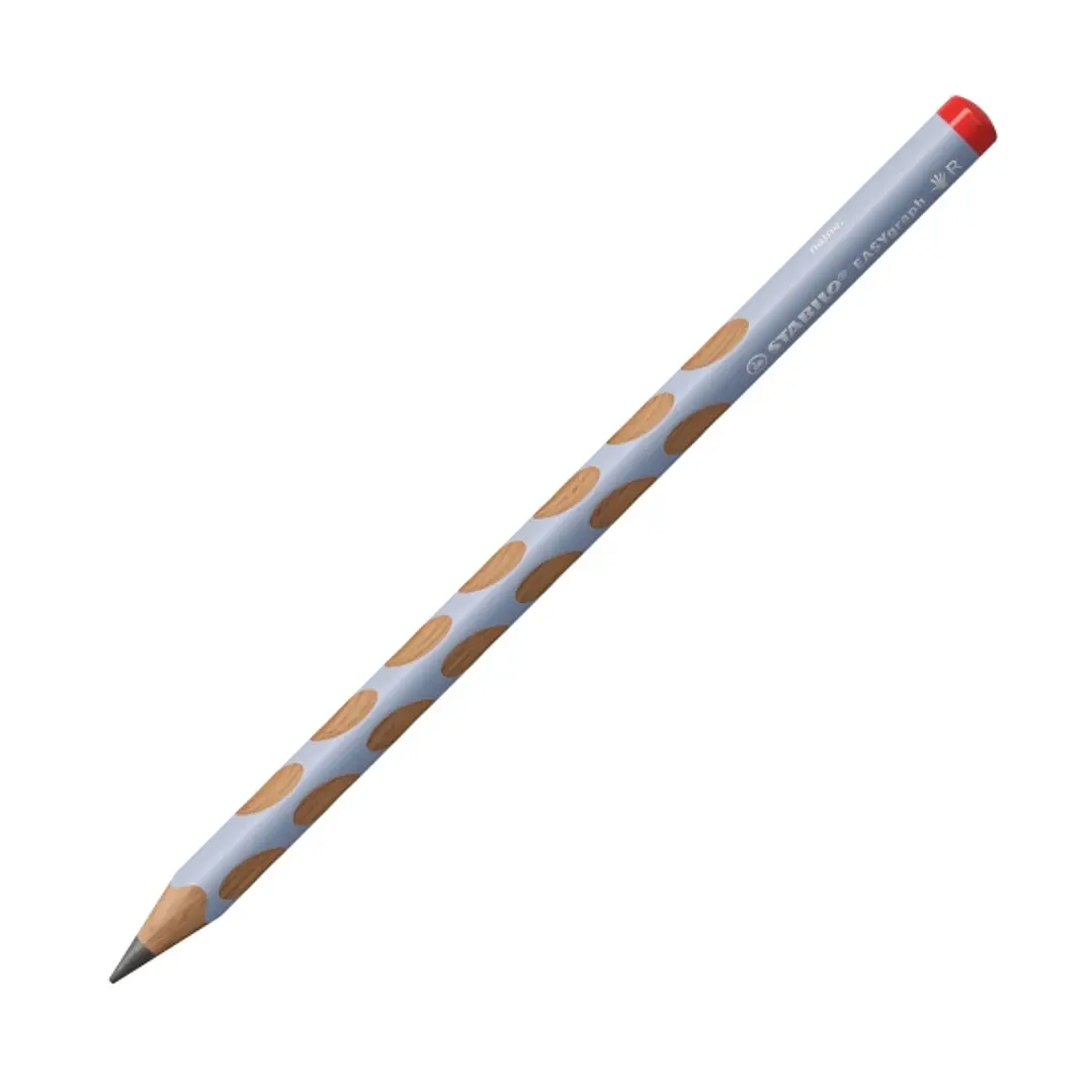 Stabilo Easygraph Pastel Lapiz de Grafito - Mina HB de 3.15mm - Diseño Ergonomico - Uso Diestro - Color Azul Pastel 1