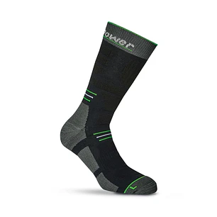 Upower Blow Calcetines de Trabajo Tecnicos - Talla L - Compresion Gradual, Termorregulacion, Soporte Tobillos, Transpirables, Costuras Planas, Talon y