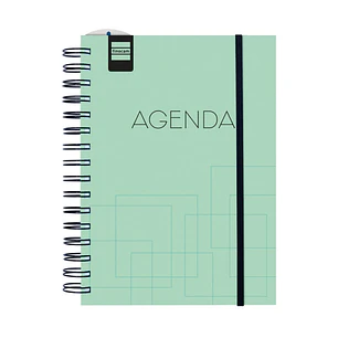 Finocam Institut Agenda Escolar 26/27 en Catalan - Semana Vista Vertical - Formato 4º - 155x215mm - Tapas de Polipropileno - Papel de 90g/m2 - Espiral