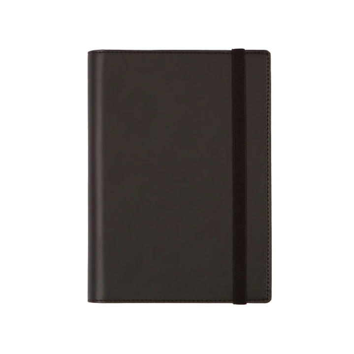 Finocam Duoband Agenda con Bloc de Notas en Catalan - Anual 2026 - Formato E5 - 130x15x192mm - Semana Vista Horizontal - Color Negro 1