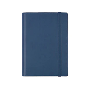 Finocam Duoband Agenda con Bloc de Notas - Anual 2026 - Formato E5 - 130x15x192mm - Semana Vista Horizontal - Color Azul