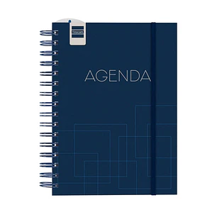 Finocam Institut Agenda Escolar 26/27 en Catalan - Semana Vista Vertical - Formato 4º - 155x215mm - Tapas de Polipropileno - Papel de 90g/m2 - Espiral