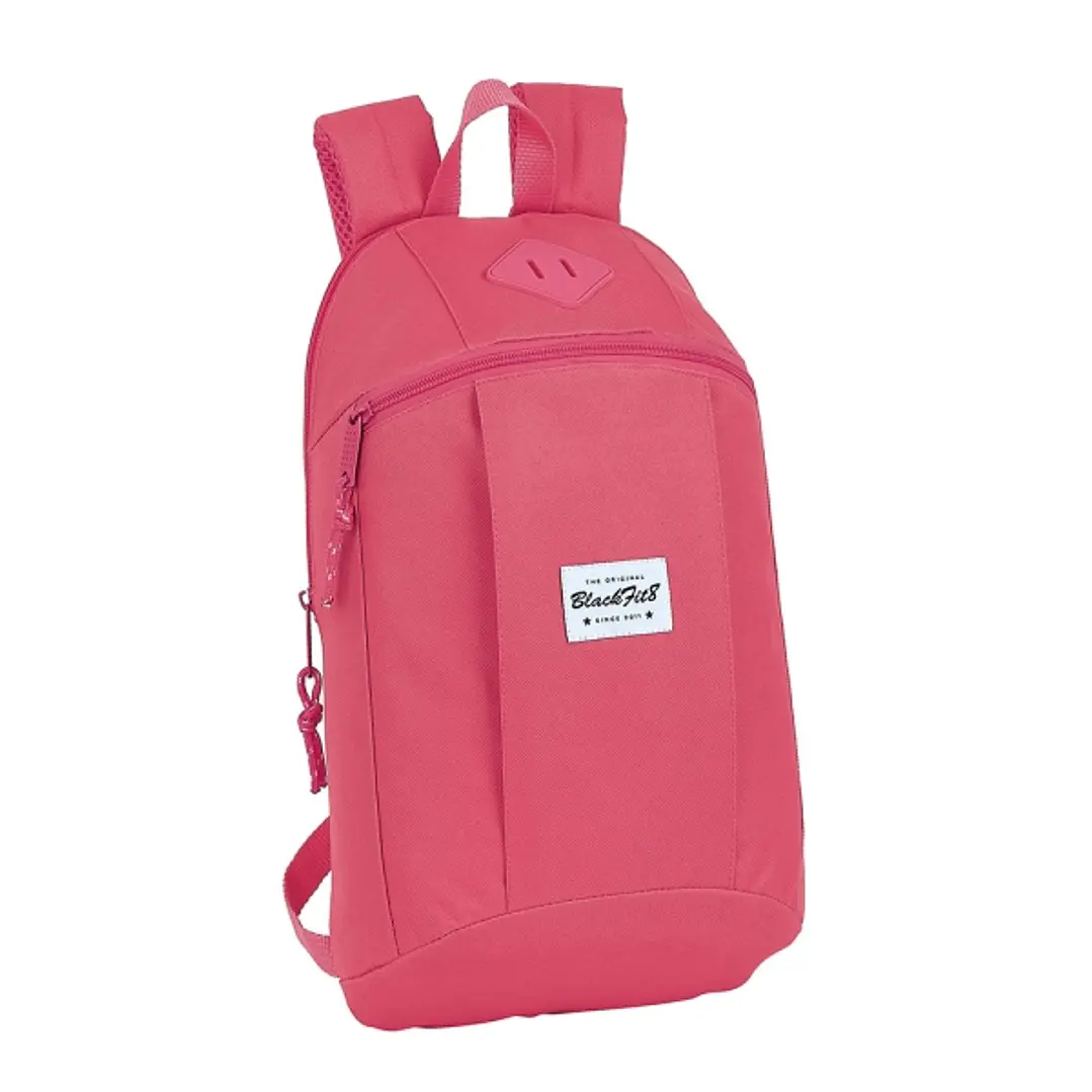 Safta Blackfit8 Fresa Mini Mochila - Hombreras Acolchadas - 8.5L - Bolsillo Frontal - Asa Superior - Estilo Moderno - Ligera y Practica - 220x100x390m 1