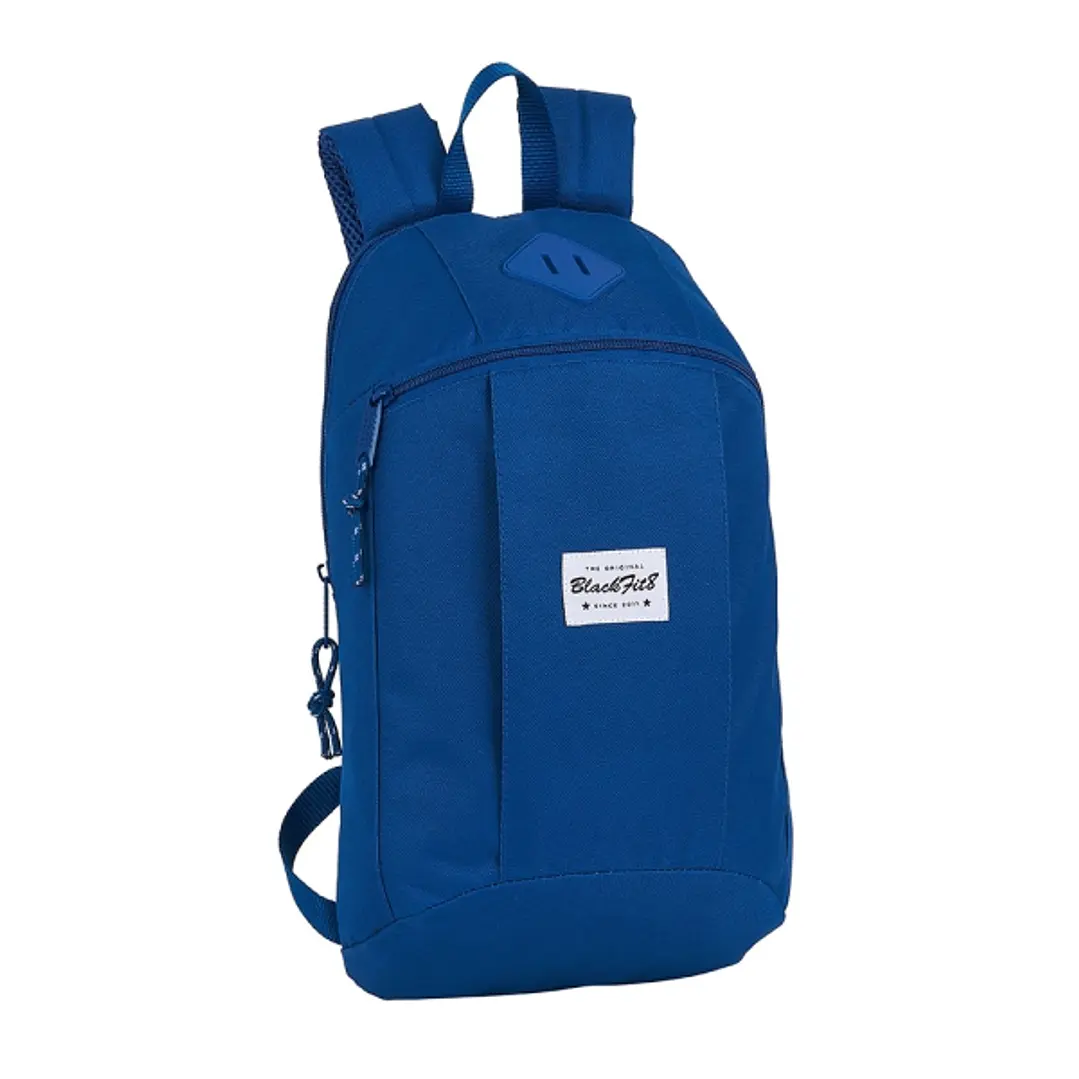 Safta Blackfit8 Oxford Mini Mochila - Hombreras Acolchadas - 8.5L - Asa Superior - Ideal para Uso Diario - Bolsillo Frontal - Ergonomia en Espalda - 2 1