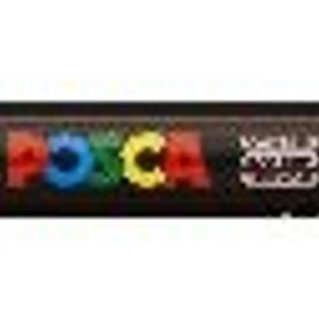 Posca PC-5M Marcador de Pintura Base al Agua - Punta de Bala 1.8-2.5mm - Ancho de Trazo 1.8-2.5mm - No Permanente - Resistente a la Luz - Inodoro - Co 1