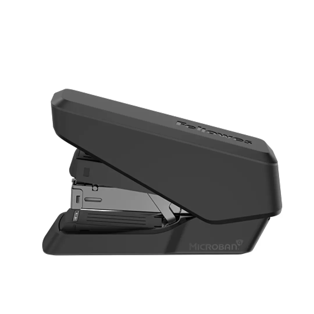 Fellowes Grapadora Sin Esfuerzo de Media Carga para Hasta 40 Hojas - Diseño Duradero y Libre de Atascos - Proteccion Antibacteriana Microban - Utiliza 1