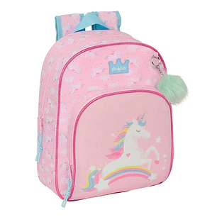 Safta Glowlab Kids Mochila Infantil - Adaptable a Carro - Portabotellas - Hombreras Acolchadas - Bolsillo Frontal - Asa Superior - 9.5L - 280x100x340m