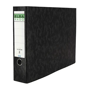 Elba Archivador Palanca Carton Compacto A3 Apaisado - Resistente y Duradero - Tamaño A3 Apaisado - Ideal para Organizar Documentos