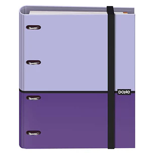 Dohe Cuaderno de Notas - 35mm - Cubierta en Carton Forrado con Papel Impreso a Todo Color y Plastificado Brillo - Mecanismo de 4 Anillas Mixtas Niquel