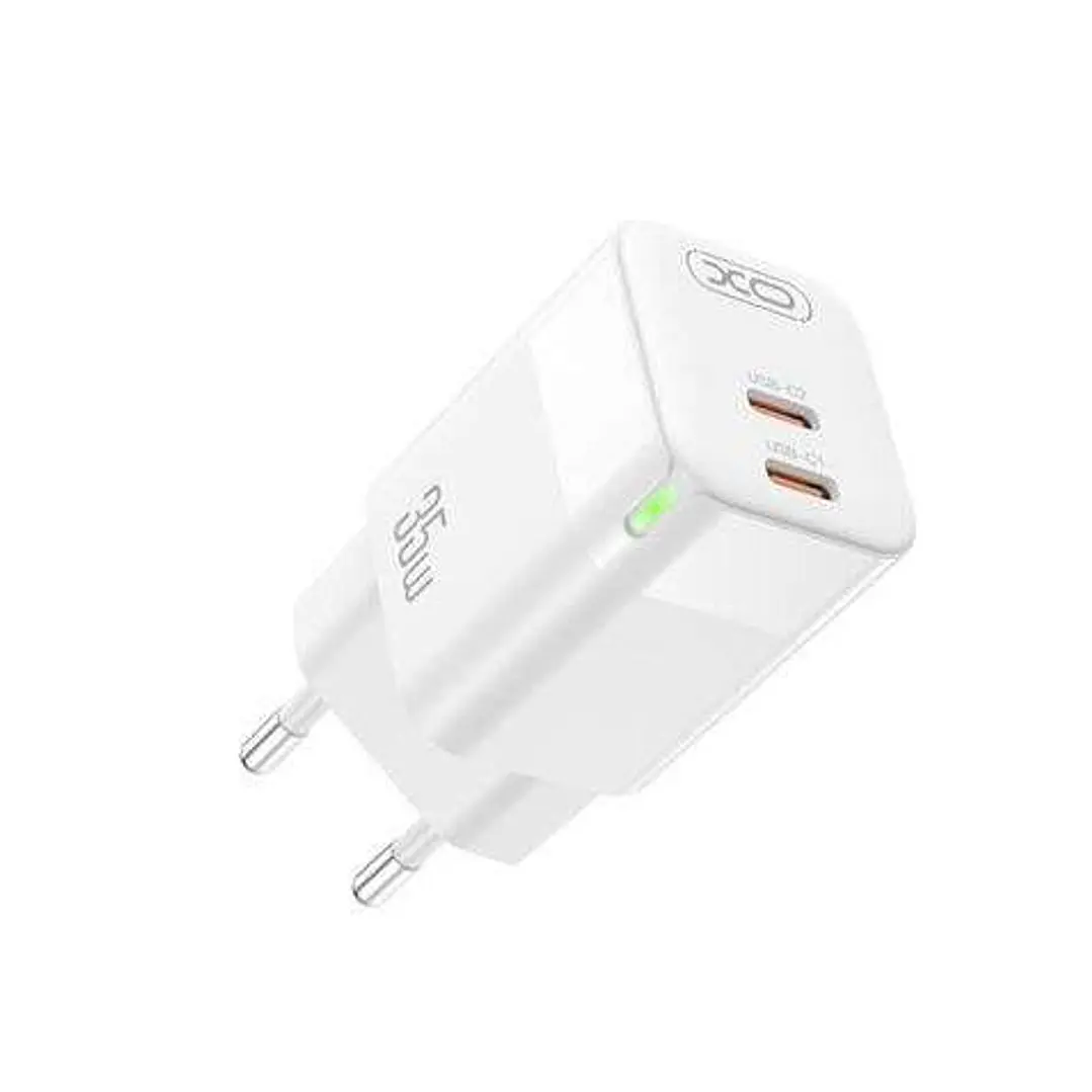 XO Cargador de Corriente CE07 35W 2 X Tipo C - Color Blanco 1