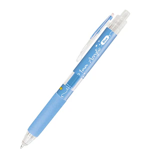 Online Boligrafo Retractil - Tinta Acrilica - Punta Fina de 1mm - Color Azul