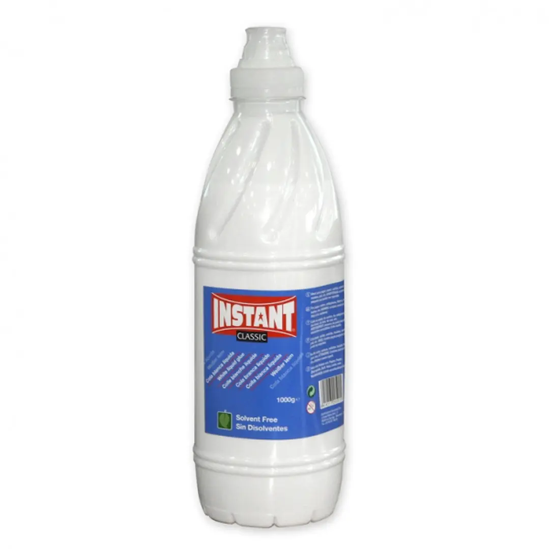 Instant Classic Cola Blanca 1000gr - Apto para Uso Infantil y/o Domestico - Sin Disolventes - Color Blanco 1