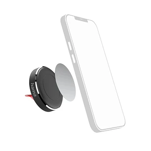 Hama Magnet Soporte de Coche para Smartphone - Magnetico - Pinza para Rejilla - Color Negro
