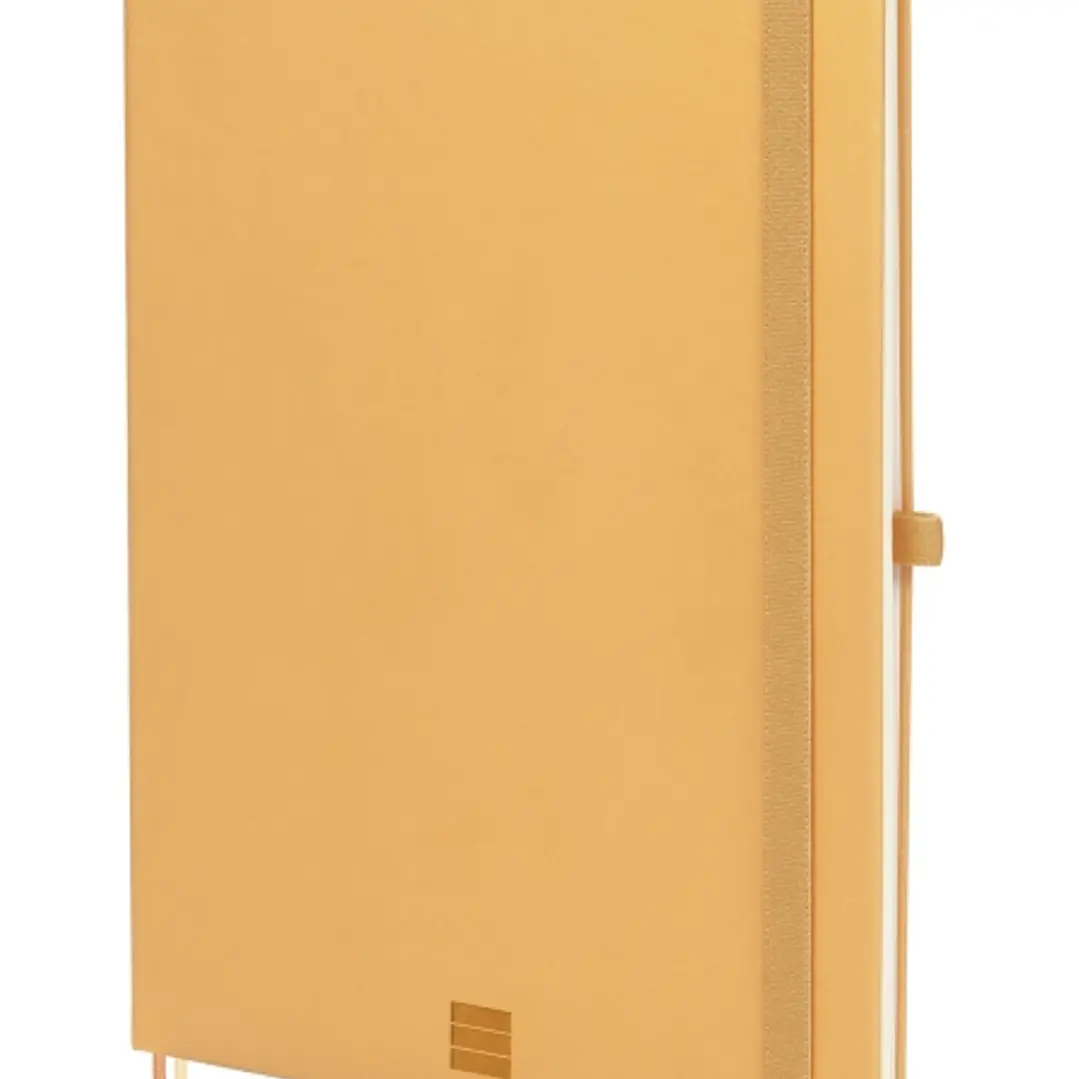 Finocam Nexo Cuaderno de Tapa Dura - 72 Hojas - Formato B5 - 176x250mm - Papel Crema de 80g/m2 - Liso - Bolsillo Interior - Cierre con Goma - Hojas Mi 1