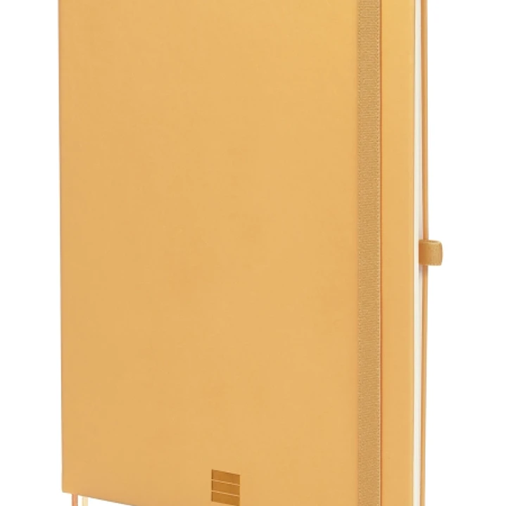 Finocam Nexo Cuaderno de Tapa Dura - 72 Hojas - Formato B5 - 176x250mm - Papel Crema de 80g/m2 - Liso - Bolsillo Interior - Cierre con Goma - Hojas Mi 1
