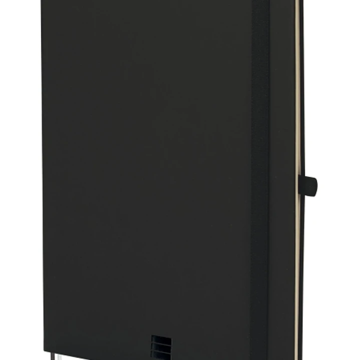 Finocam Nexo Cuaderno de Tapa Dura - 72 Hojas - Formato B5 - 176x250mm - Papel Crema de 80g/m2 - Liso - Bolsillo Interior - Cierre con Goma - Hojas Mi 1