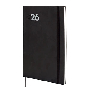 Finocam Dynamic Mara Agenda Profesional en Catalan - Anual 2026 - Tapa Blanda - Cierre con Goma Elastica - Formato Y11 - 169x11x245mm - Semana Vista e