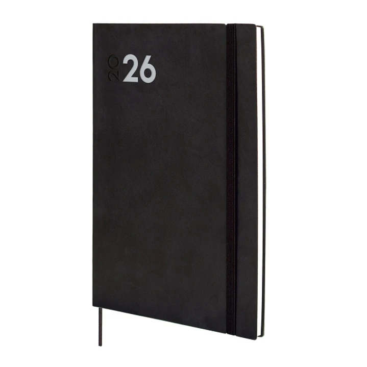 Finocam Dynamic Mara Agenda Profesional en Catalan - Anual 2026 - Tapa Blanda - Cierre con Goma Elastica - Formato Y11 - 169x11x245mm - Semana Vista e 1