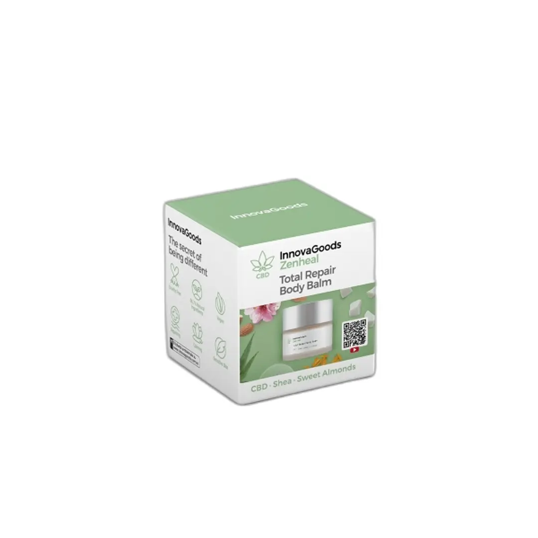 Innovagoods Zenheal Balsamo Reparador Corporal con CBD - Contenido 50ml - Vegano - Uso Diario - Dermatologicamente Probado - No Testado en Animales 1