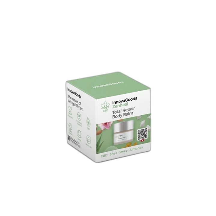 Innovagoods Zenheal Balsamo Reparador Corporal con CBD - Contenido 50ml - Vegano - Uso Diario - Dermatologicamente Probado - No Testado en Animales 1