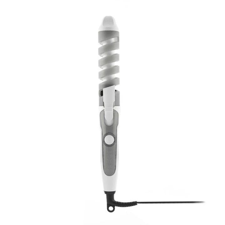 Innovagoods Spihair Rizador Ceramico en Espiral - Potencia 35W - Cable 2m - Temperatura 190ºC - 36mm de Diametro - 33x4.4x3.9cm - Color Blanco y Gris 1