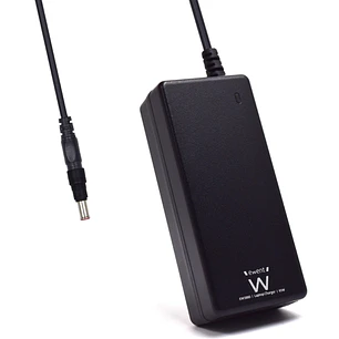 Ewent Cargador Especifico para Portatiles Sony, Fujitsu - 65W de Potencia - Clavija 6x4.3mm - Longitud de Cable Total de 2.7m (1.5+1.2m) - Proteccion 