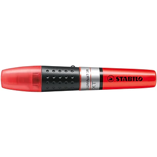 Stabilo Luminator Marcador Fluorescente - Mayor Suministro de Tinta - Zona de Agarre - Trazo entre 2 y 5mm - Color Rojo